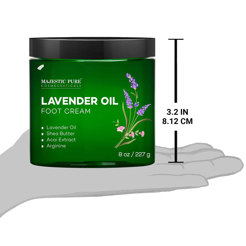 Majestic Pure Crème pieds lavande – sans cruauté animale pour une routine éthique.