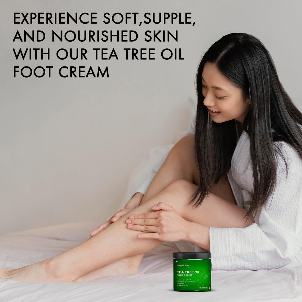 Majestic Pure Crème Talons Douceur Arbre Thé : talons moins secs et plus lisses