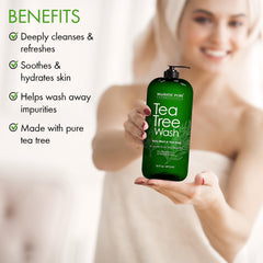 Majestic Pure Gel Douche Arbre à Thé — zones irritées apaisées après le soin