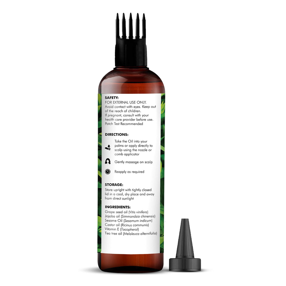 Majestic Pure huile arbre à thé – mélange jojoba et pépins de raisin pour force