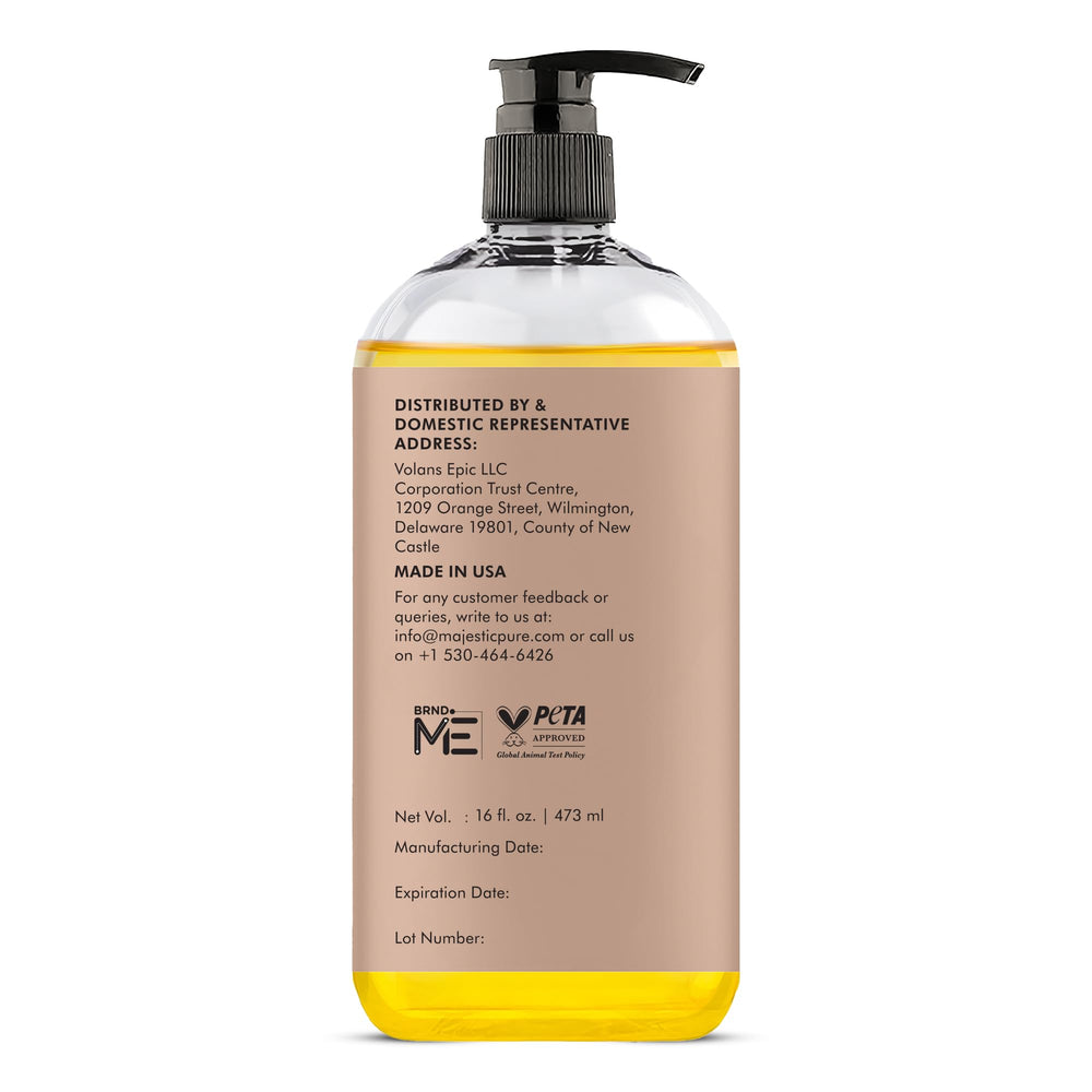 Majestic Pure huile d'amande douce emballage varie : emballage variable selon les lots.