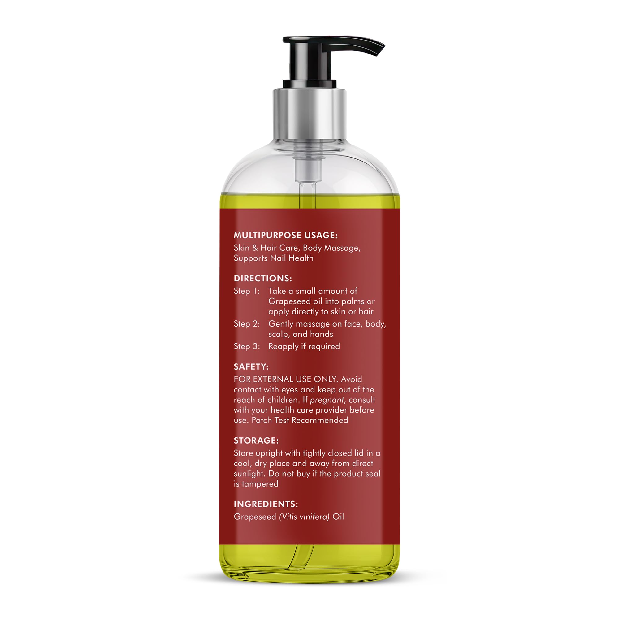 Majestic Pure Huile Graines de Raisins – porteuse idéale pour diluer huiles essentielles