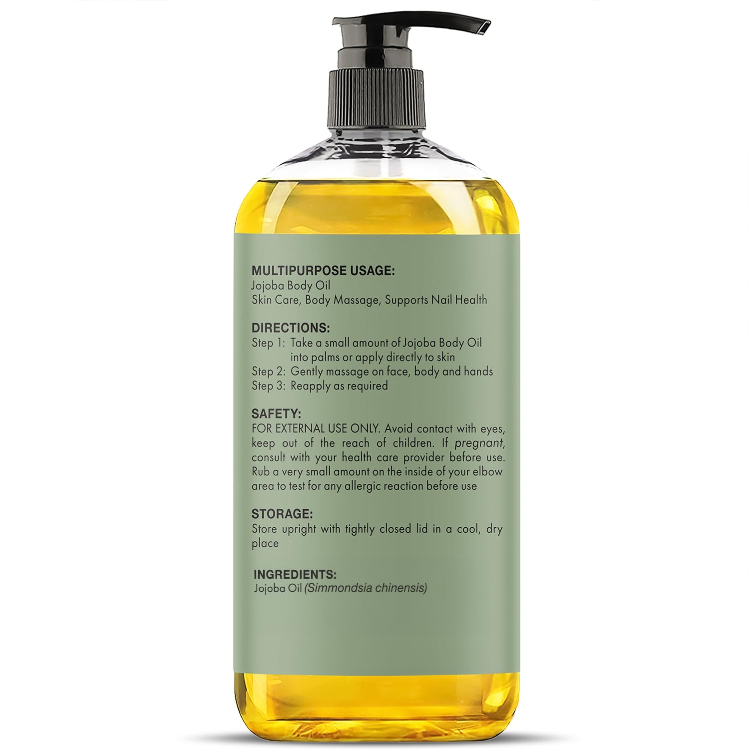 Majestic Pure huile jojoba – application corps pour peau douce et satinée.