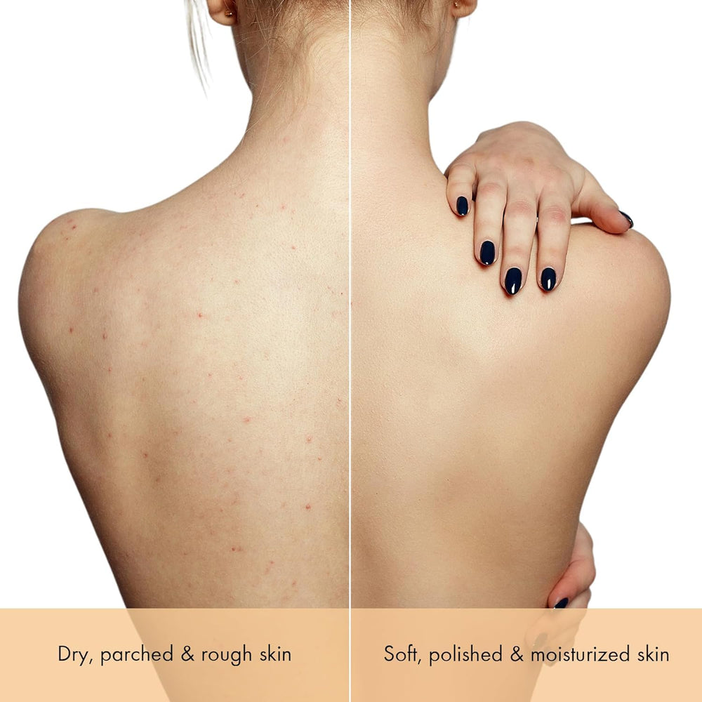 Éclat naturel et peau revitalisée après utilisation.