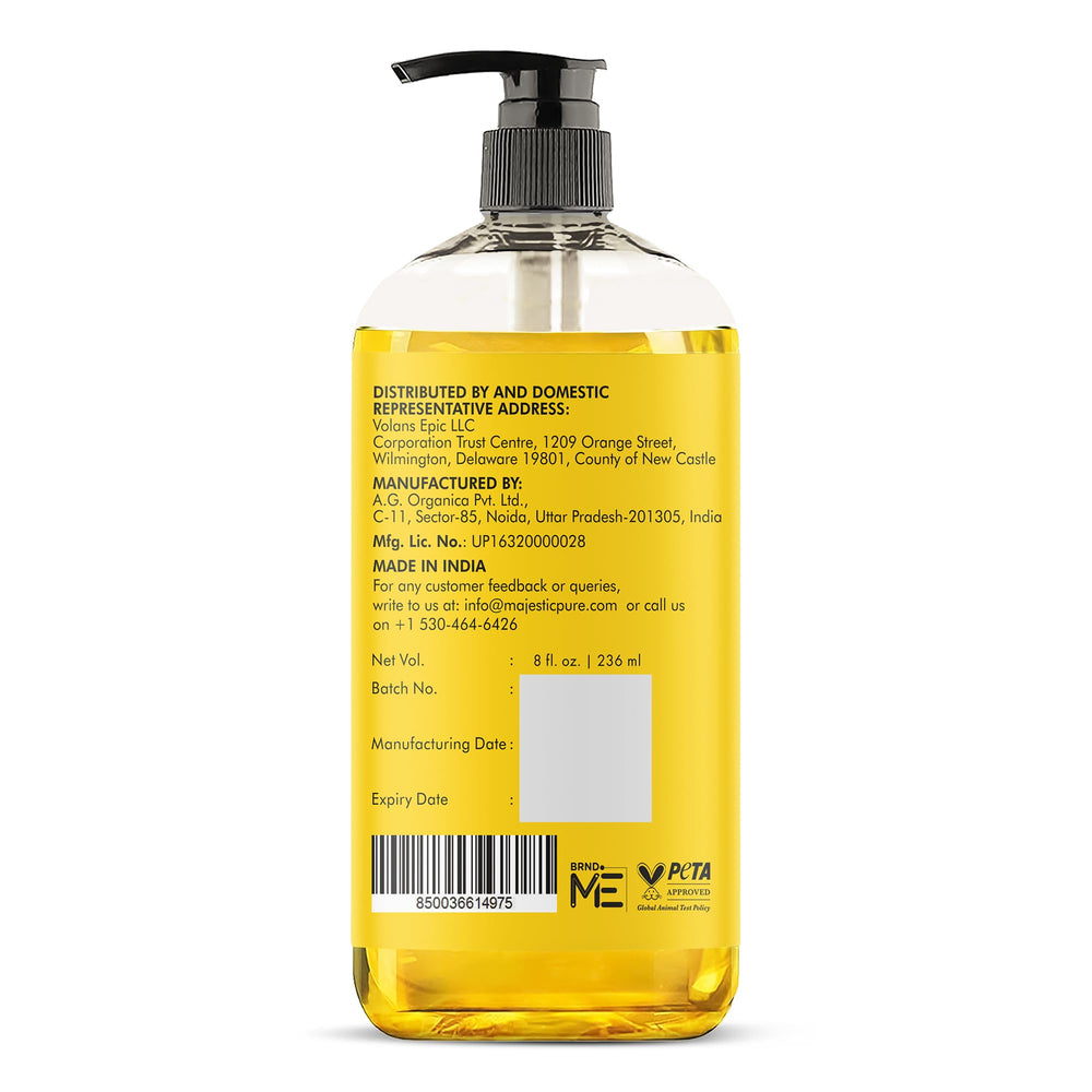 Majestic Pure vitamine E huile, ingrédient naturel pour routine beauté.