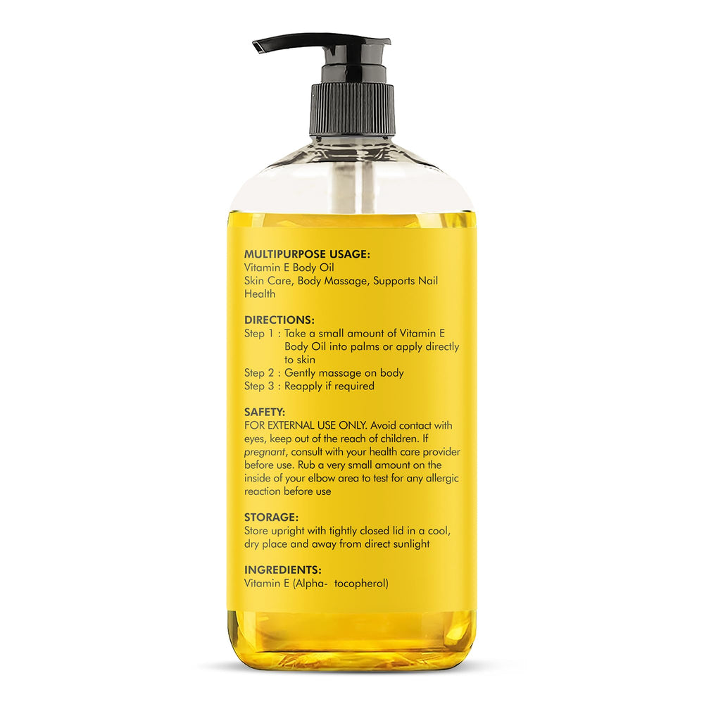 Majestic Pure vitamine E huile, non parfumee adapte aux peaux sensibles.