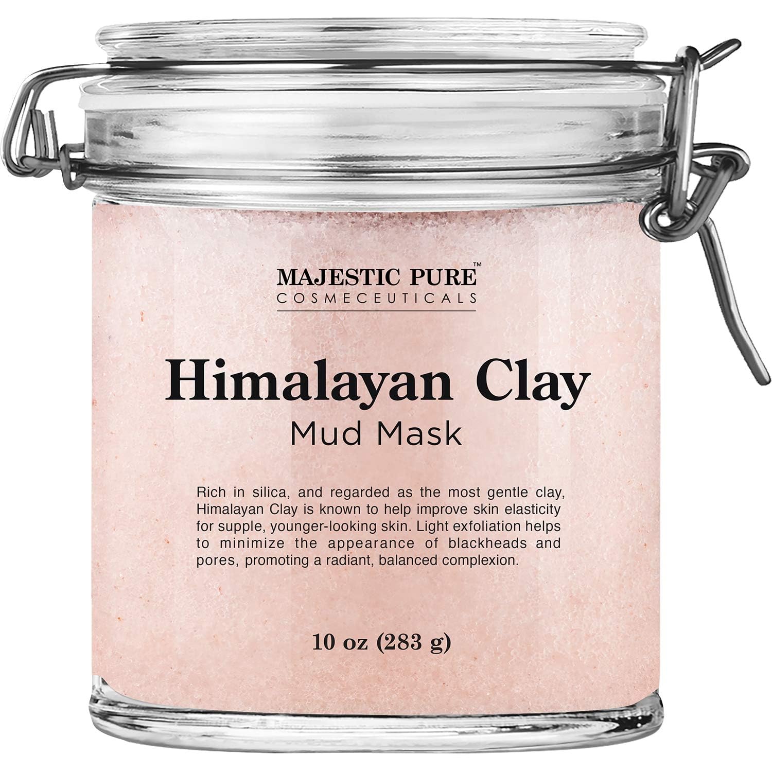 Majestic Pure argile Himalayenne – masque visage purifie les pores et illumine la peau.
