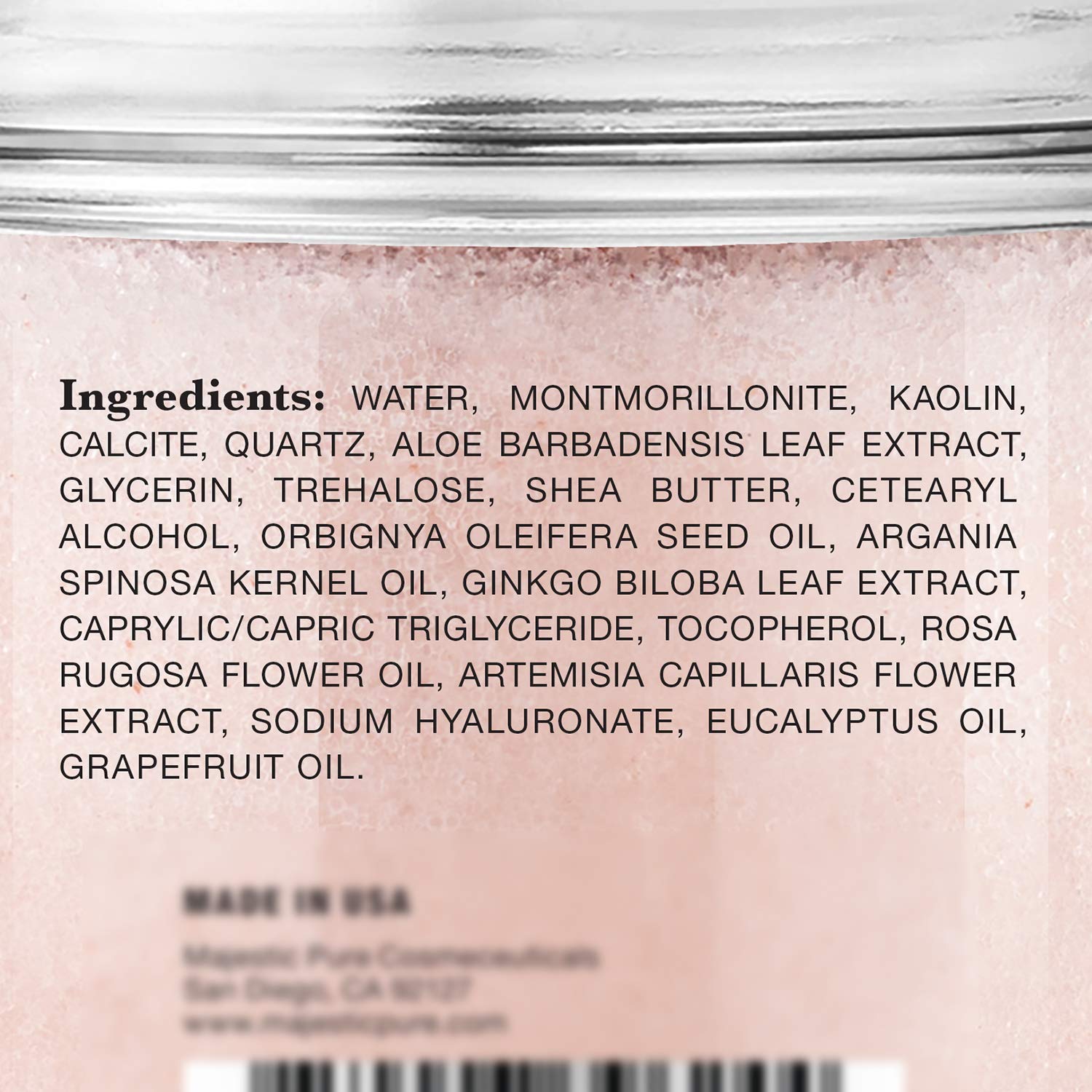 Pot Majestic Pure – produit sans cruauté envers les animaux.