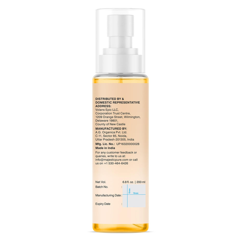 Majestic Pure peau hydratée – sensation soyeuse et durable après utilisation.