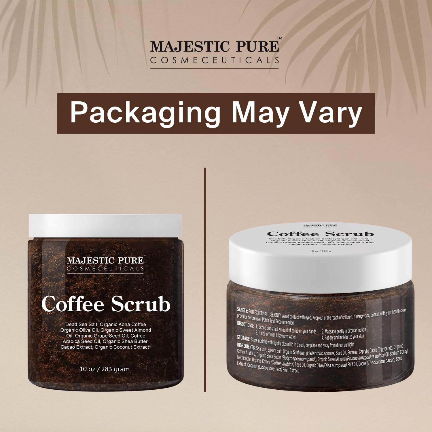 Gommage Majestic Pure Arabica – rituel quotidien facile a integrer