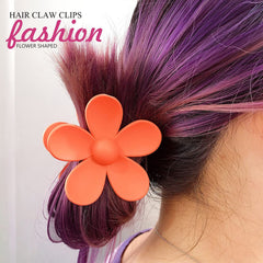 Pinces-majomi fleurs matte violet durables et faciles à utiliser.