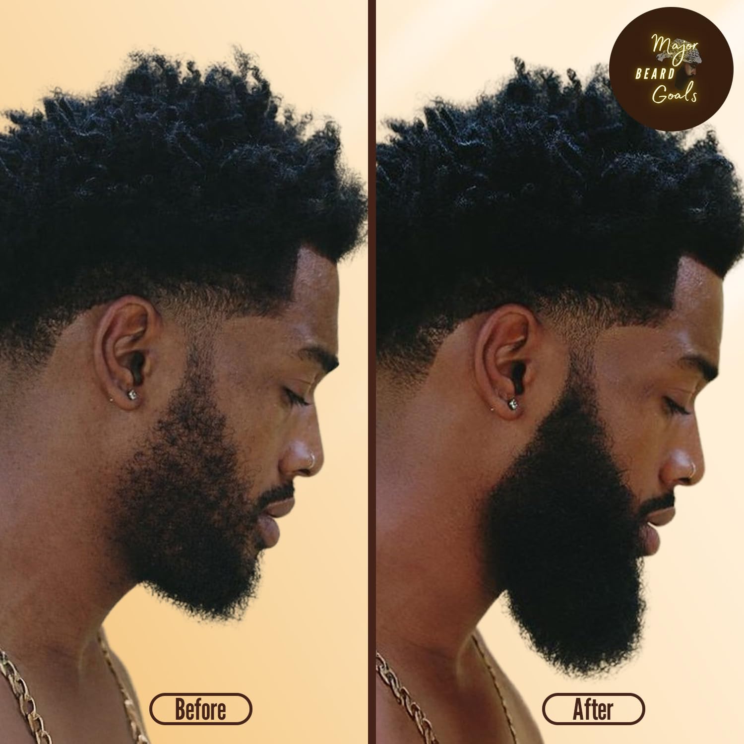Major Beard Goals Beurre karité – hydratation en profondeur pour poils secs.
