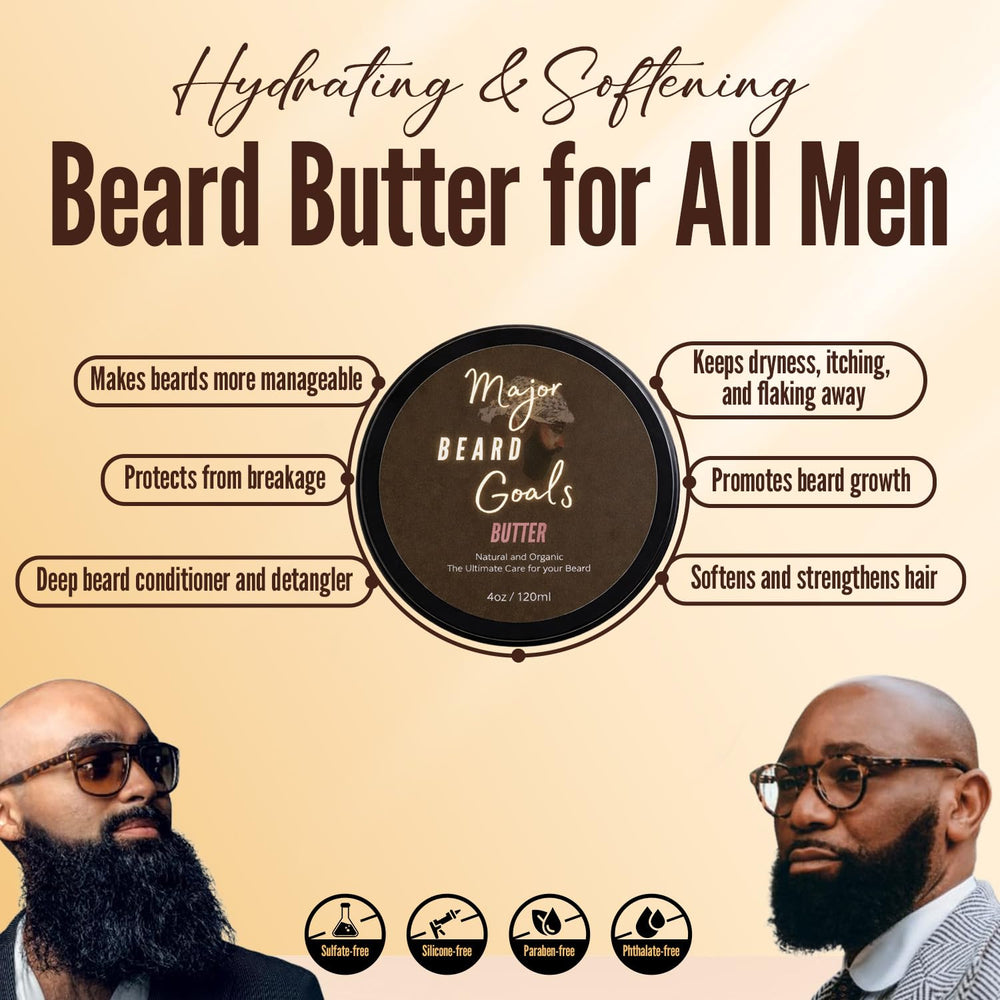 Major Beard Goals Huile de ricin noire jamaïcaine – hydratation et fortification.