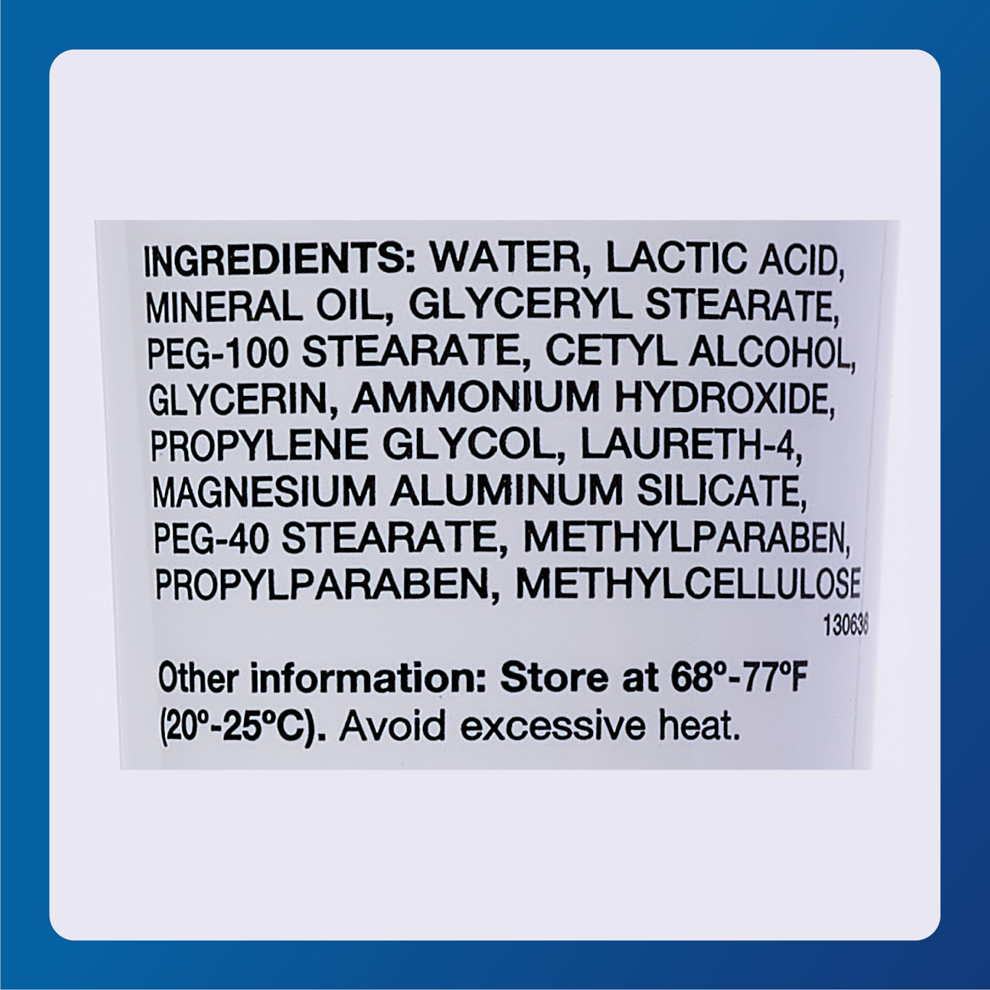 MAJOR Crème lactate 12% peau douce et lisse après application