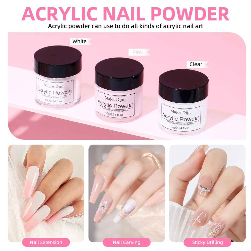 Brosse Major Dijit pour ongles, outil essentiel pour lisser et nettoyer