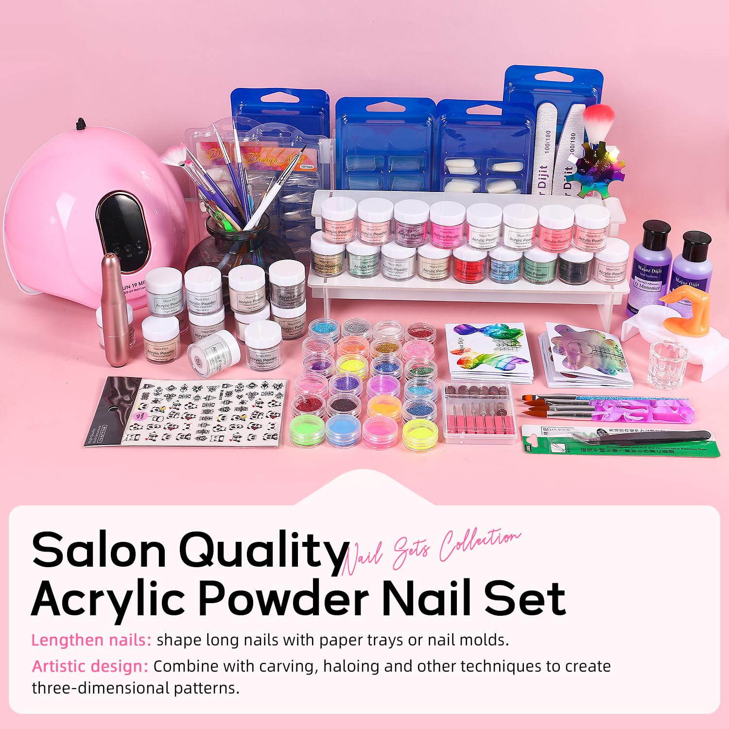 Major Dijit meule-ongles électrique idéale pour lisser et façonner