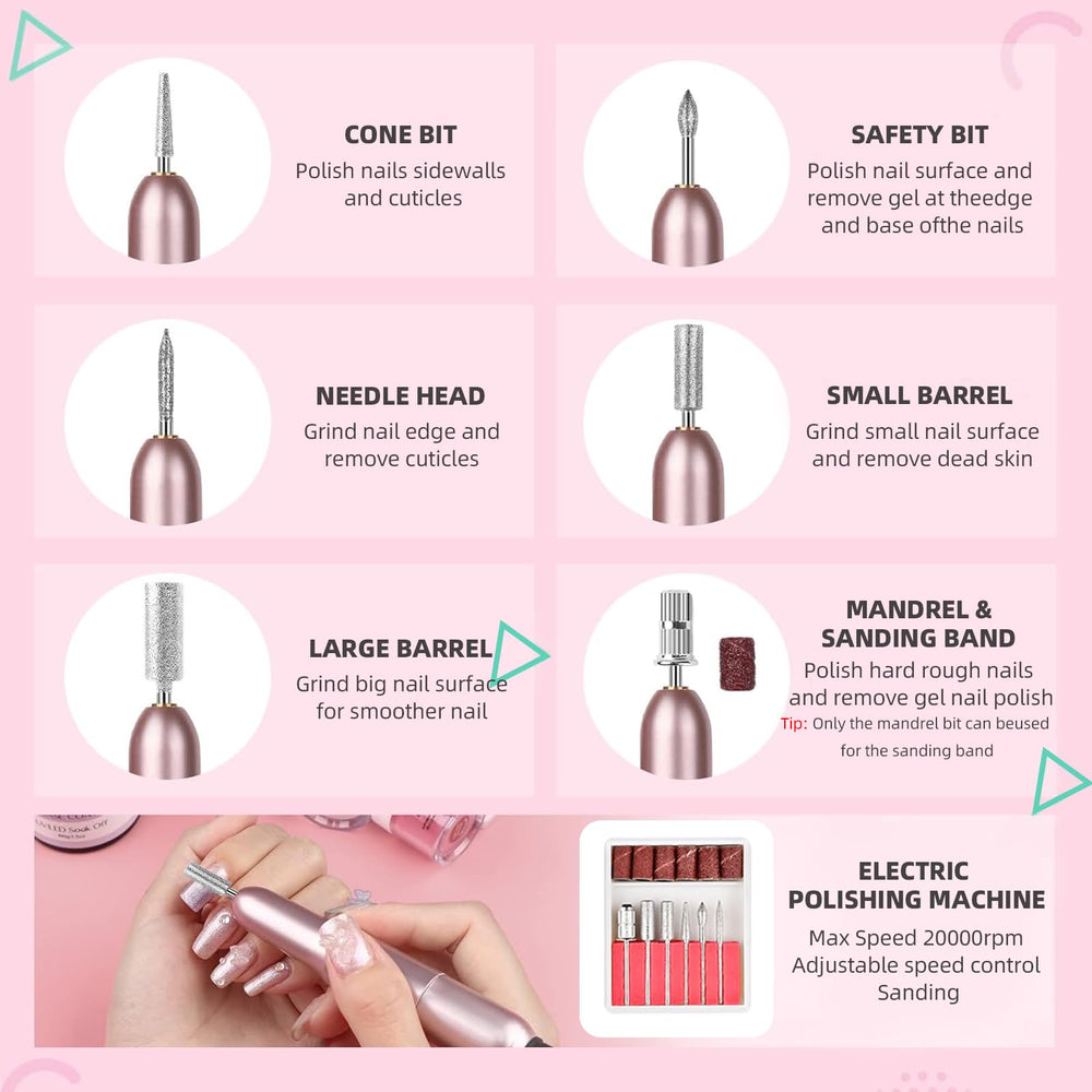 Major Dijit perceuse pour ongles électrique, coupe et enlèvement faciles