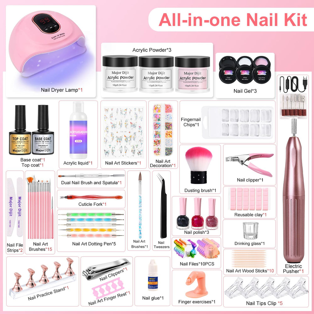 Perceuse à ongles Major Dijit, précision adaptée à tous les niveaux