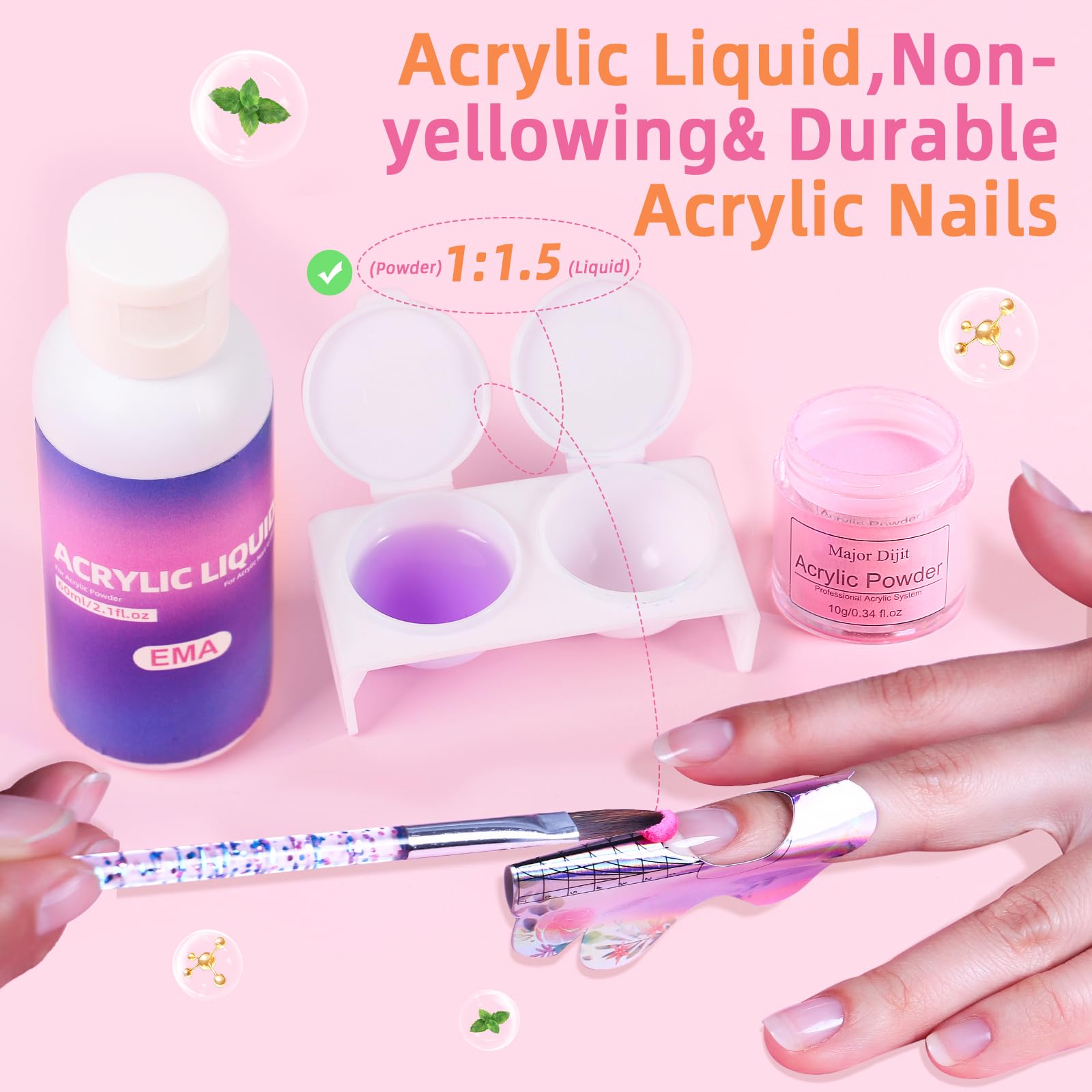 Major Dijit tips glitter et charms pour personnaliser les ongles