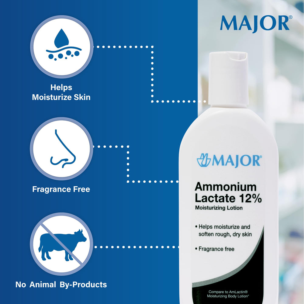MAJOR lotion 8oz flacon, soin hydratant efficace.
