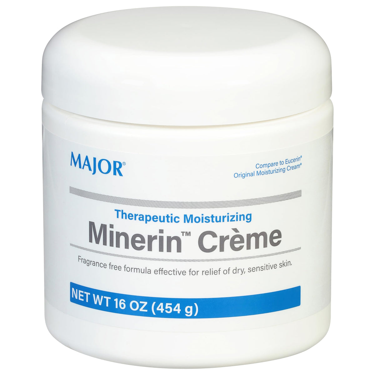 MAJOR Minerin Créme dans pot 16oz, hydratation durable pour peau sèche