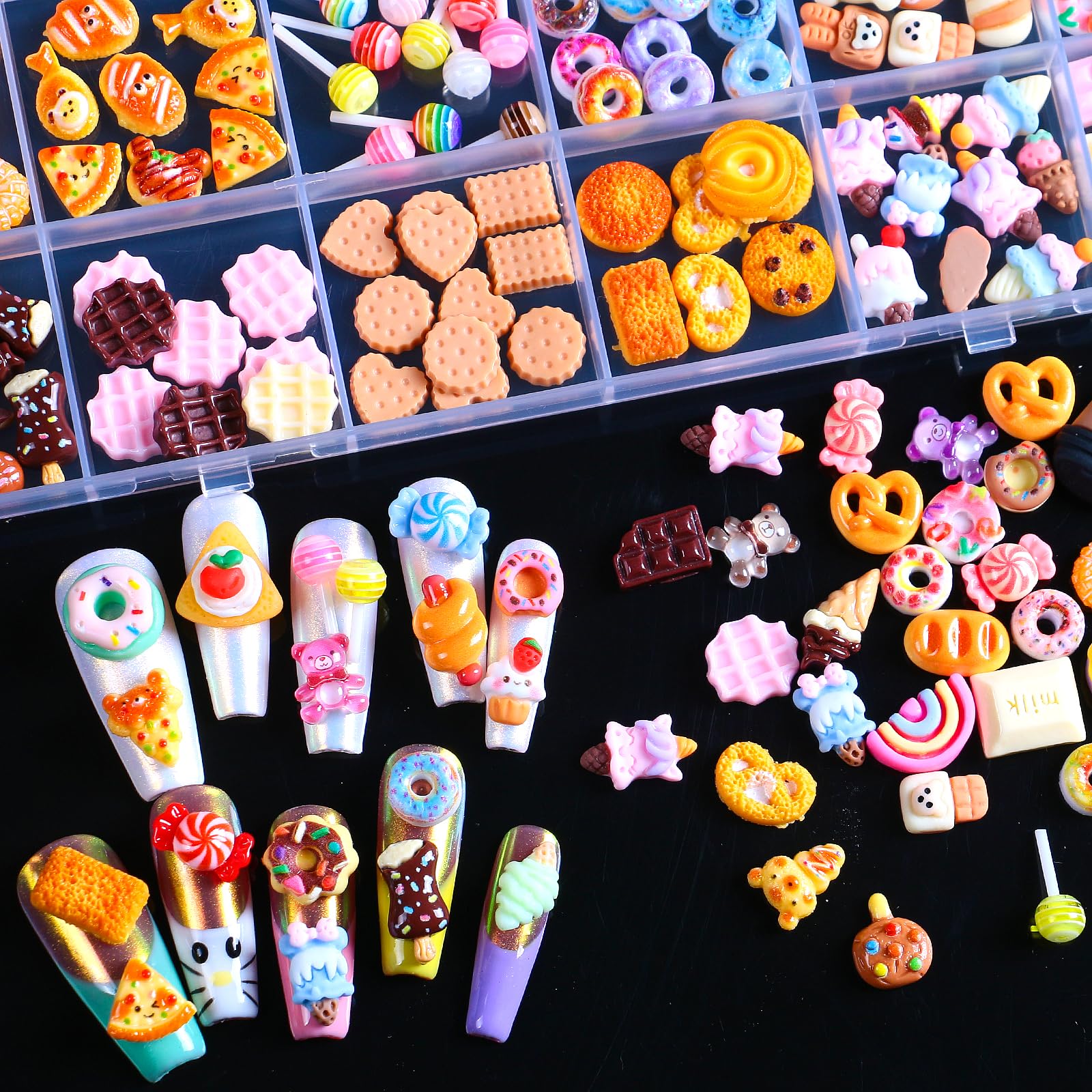 Majordijit charmes biscuits fruits 3D: touches fruitées pour designs personnalisés.