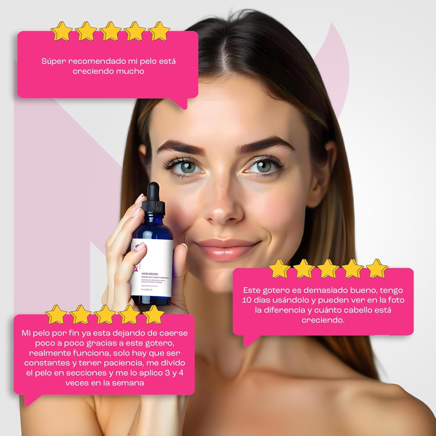 Routine d'utilisation 3 fois par semaine pour femmes avec Maka Capilar Health