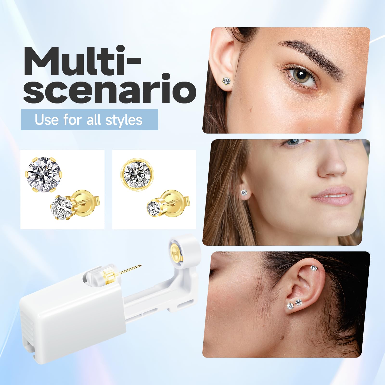 Makalong marqueur piercing oreille — repérage précis pour un placement symétrique