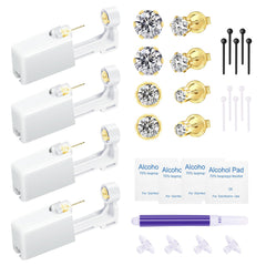 Makalong pistolet piercing oreille or — ensemble complet pour piercing rapide et sûr