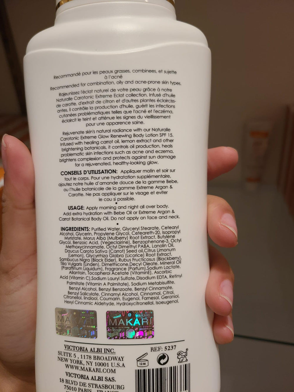 MAKARI Carotonic Extreme Lotion: usage quotidien pour un bien-être cutané durable