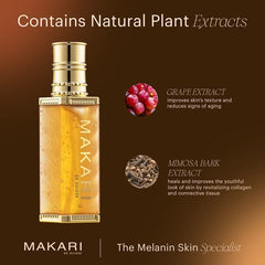 La texture lisse du sérum Makari Classique donne une sensation agréable sur la peau.