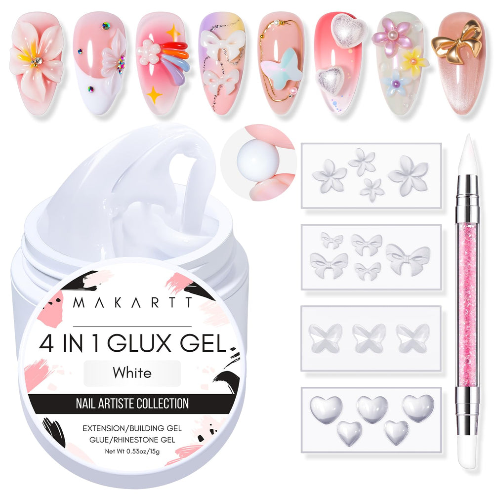 Makartt Gel 3D Art pour extensions d'ongles durables et faciles.