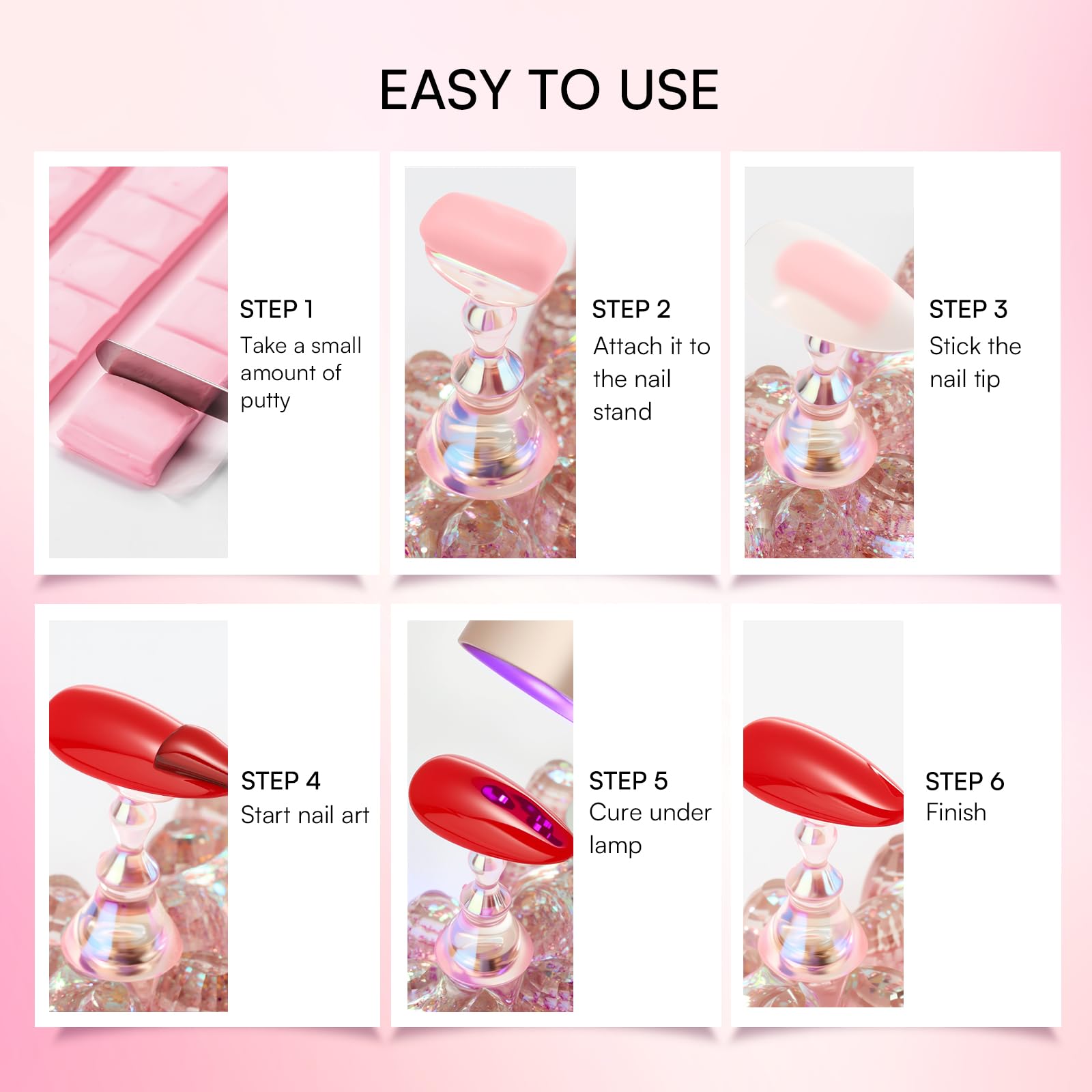 Makartt affichage paillettes rose pour mettre en valeur vos creations