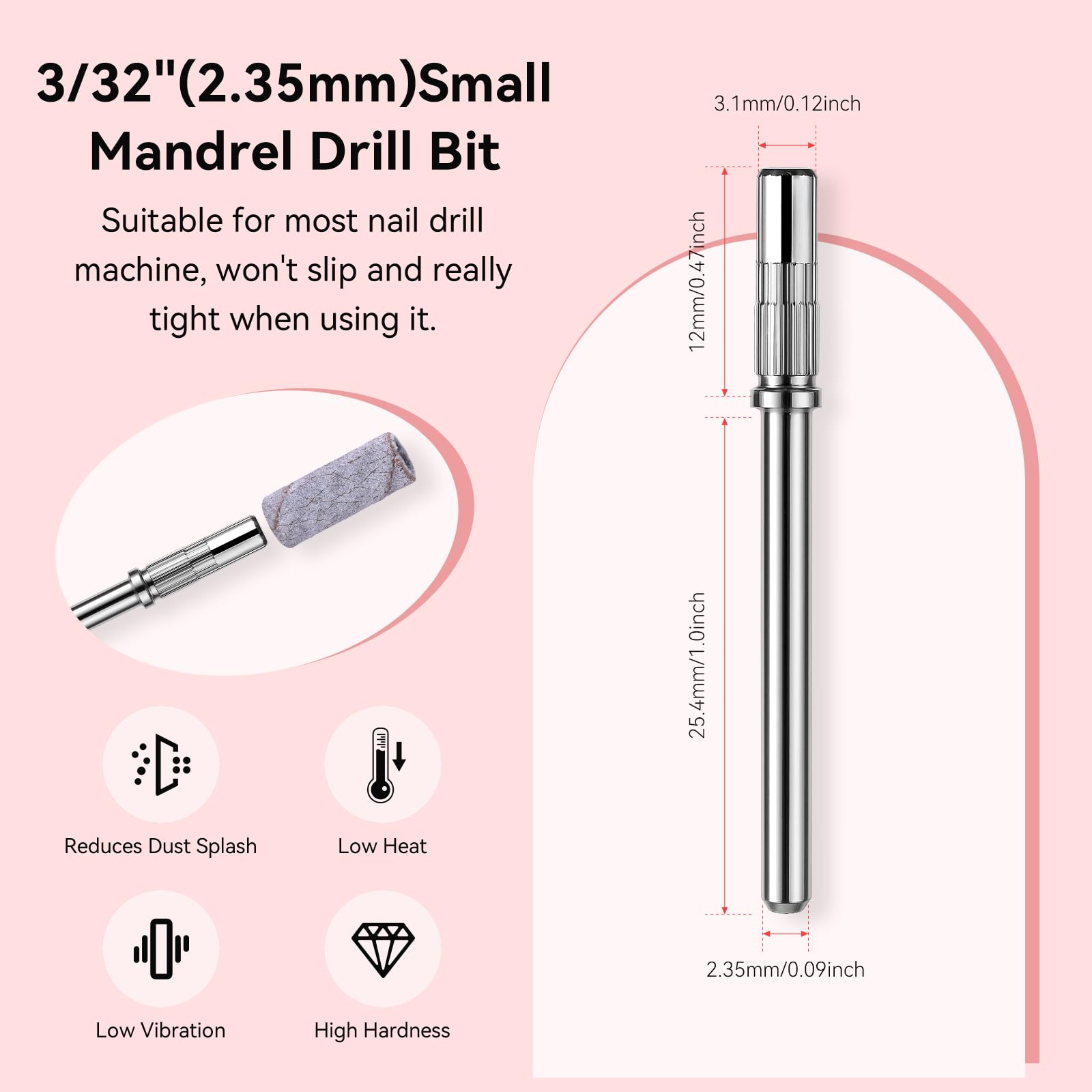 Bandes Makartt 180 grain: finition douce sur ongles naturels