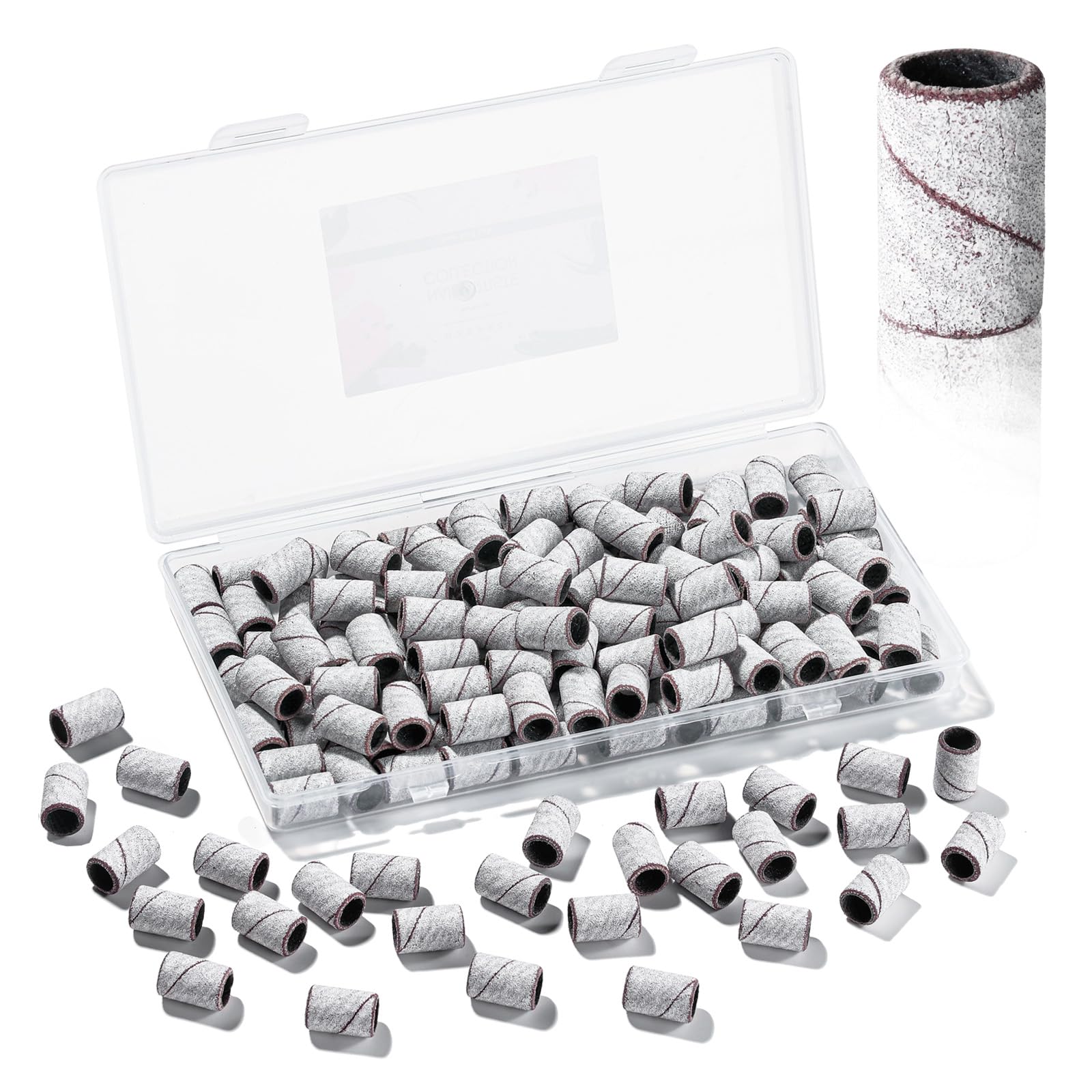 Makartt bandes ponçage gr240 pour perceuse à ongles, résultats lisses.