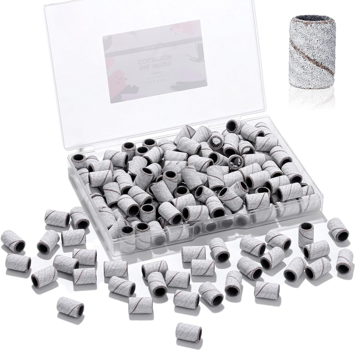 Bandes Makartt pour meule d’ongles, 100 pièces, grain 180, finition précise.