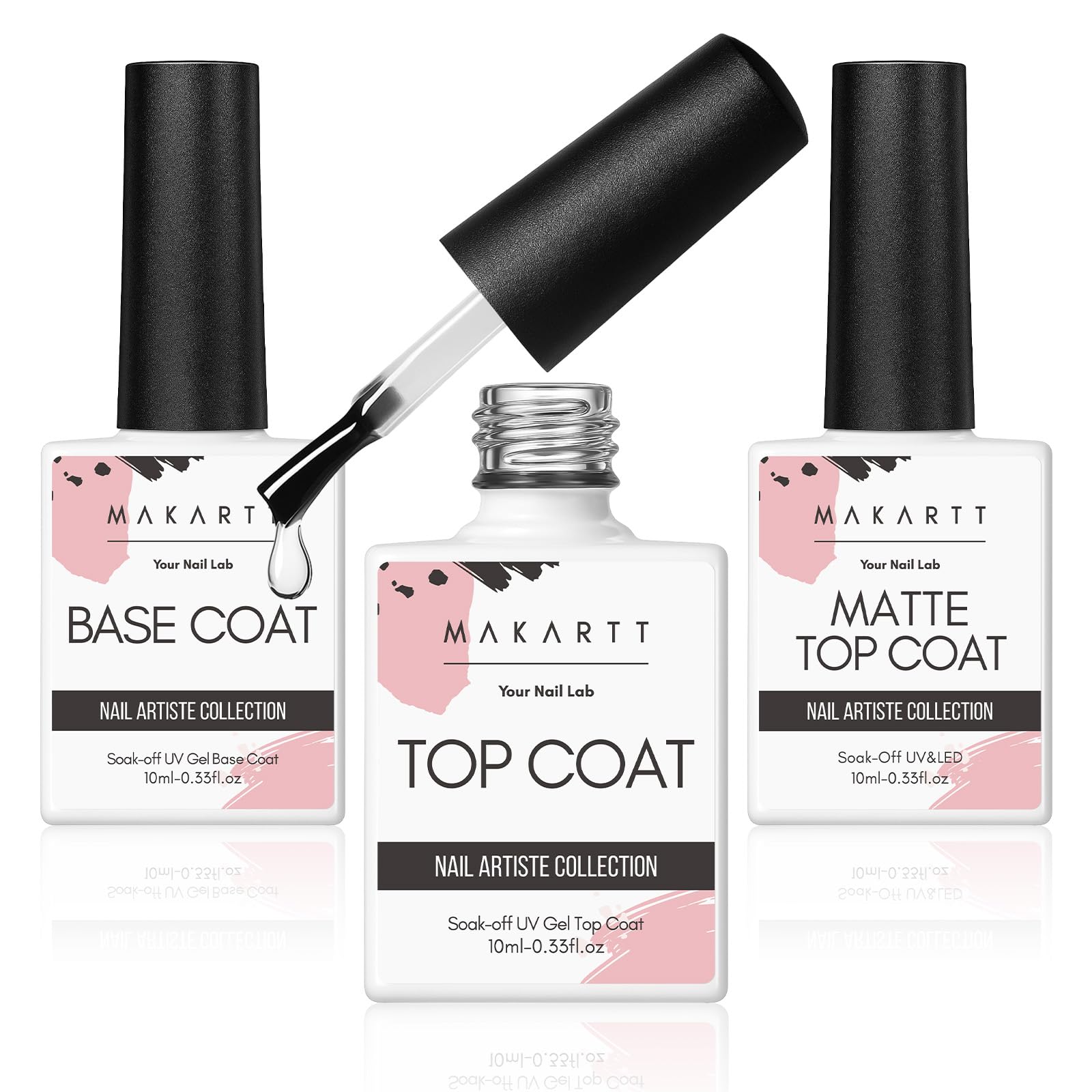 Base gel Makartt protégeant l’ongle et assurant une adhérence fiable