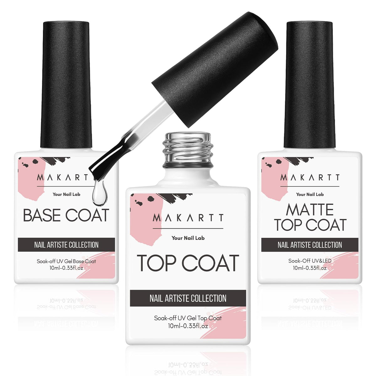 Base gel Makartt protégeant l’ongle et assurant une adhérence fiable