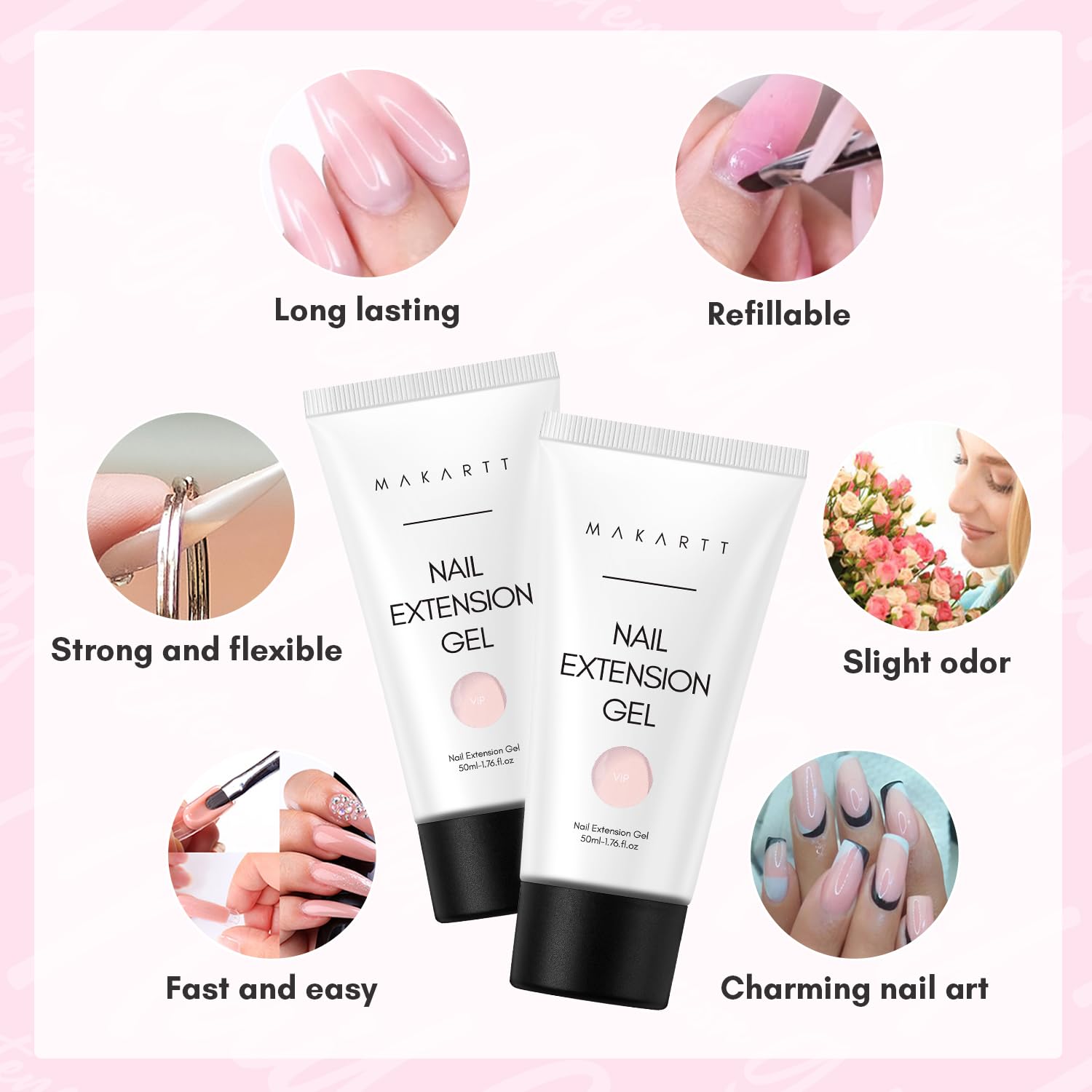 Base protectrice Makartt renforçant les ongles et prévenant la casse.