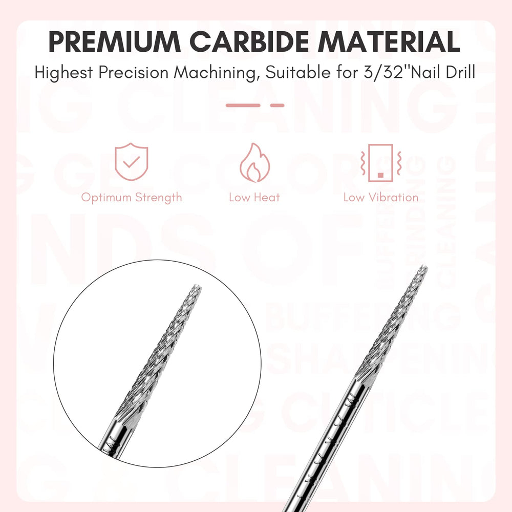 Makartt bit-preparation-ongles-precision: outil précis pour une manucure soignée.