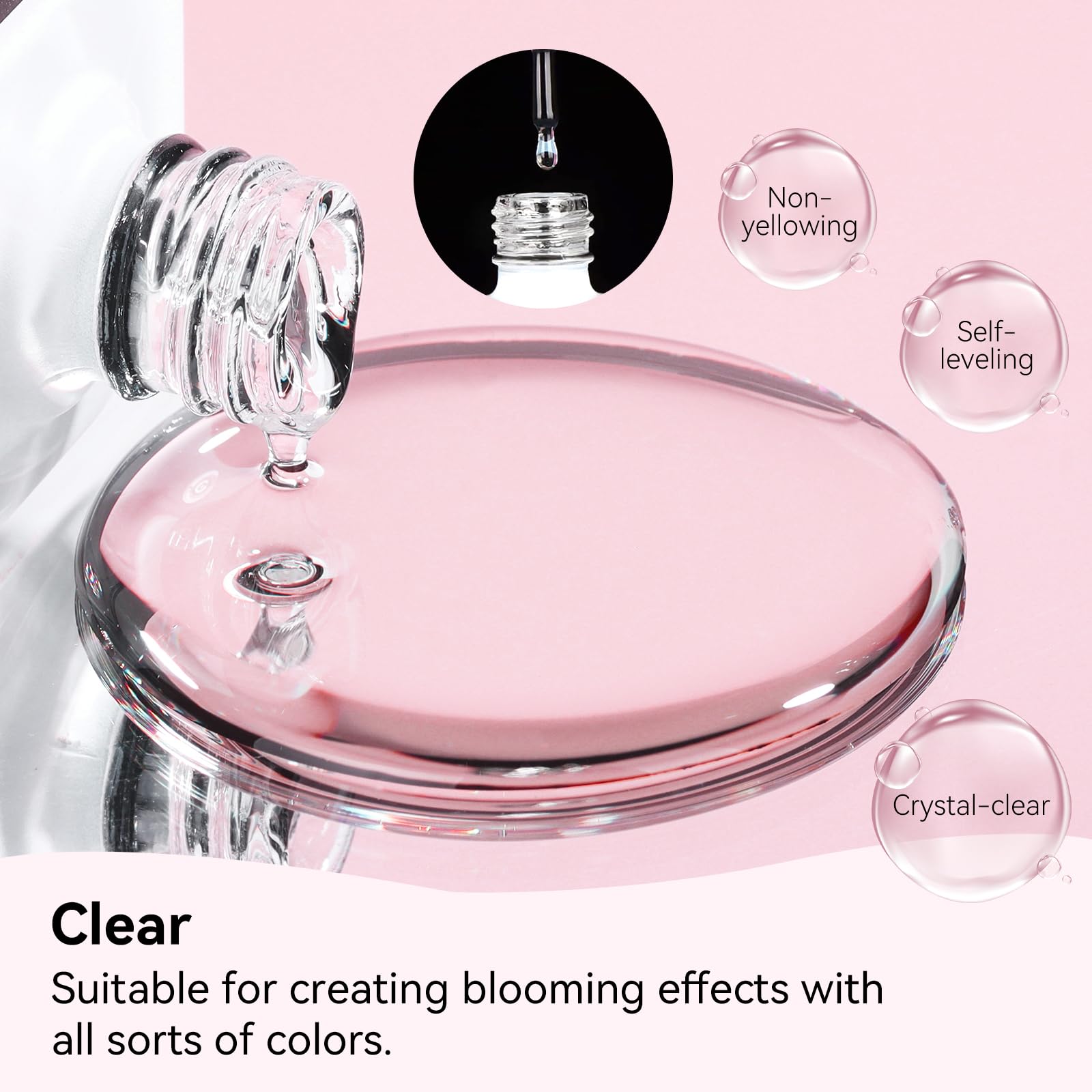 Makartt Blooming Gel bouteille – flacon pratique pour application précise