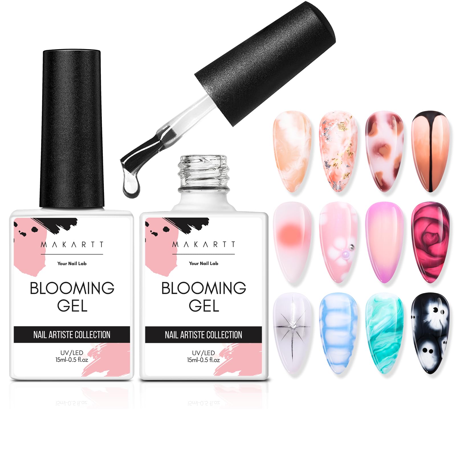 Makartt Blooming Gel clair – coffret cadeau pratique pour débuter la manucure à domicile