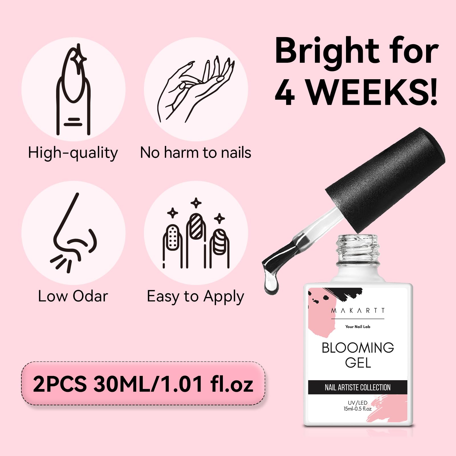 Makartt Blooming Gel kit 2 pièces – kit pratique pour essais créatifs à la maison