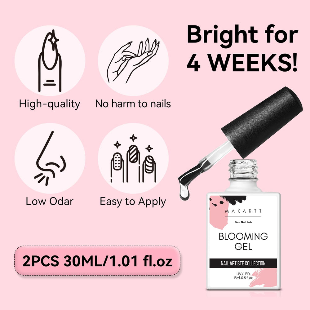 Makartt Blooming Gel kit 2 pièces – kit pratique pour essais créatifs à la maison