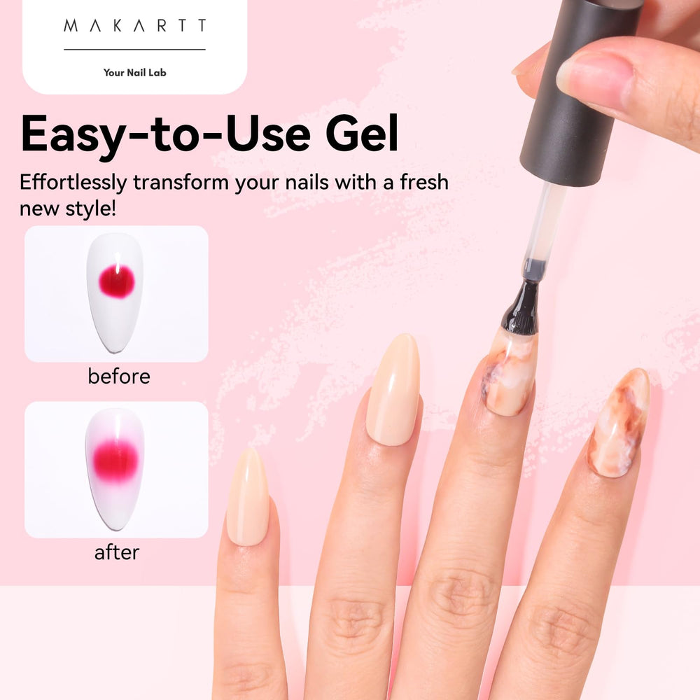 Makartt Blooming Gel tie-dye – effet dynamique pour un nail art unique