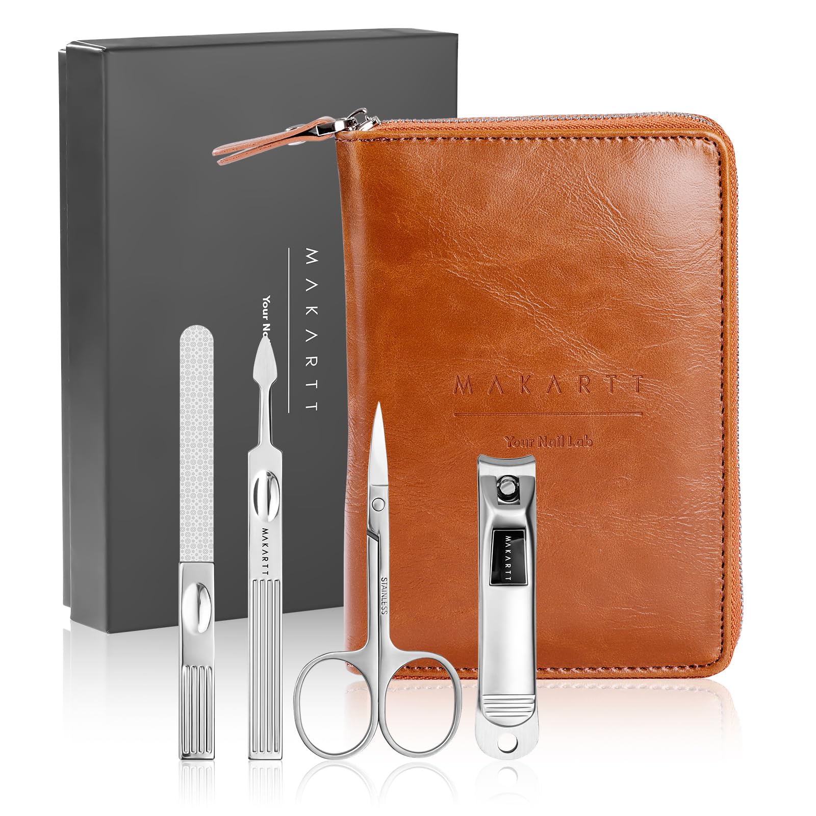Makartt boite voyage cuir, rangement compact et élégant pour emporter son kit.