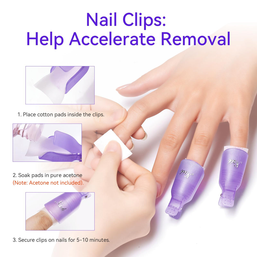 Clip Makartt anti-glisse sur ongles, maintien sûr et réduction des risques pendant le retrait.