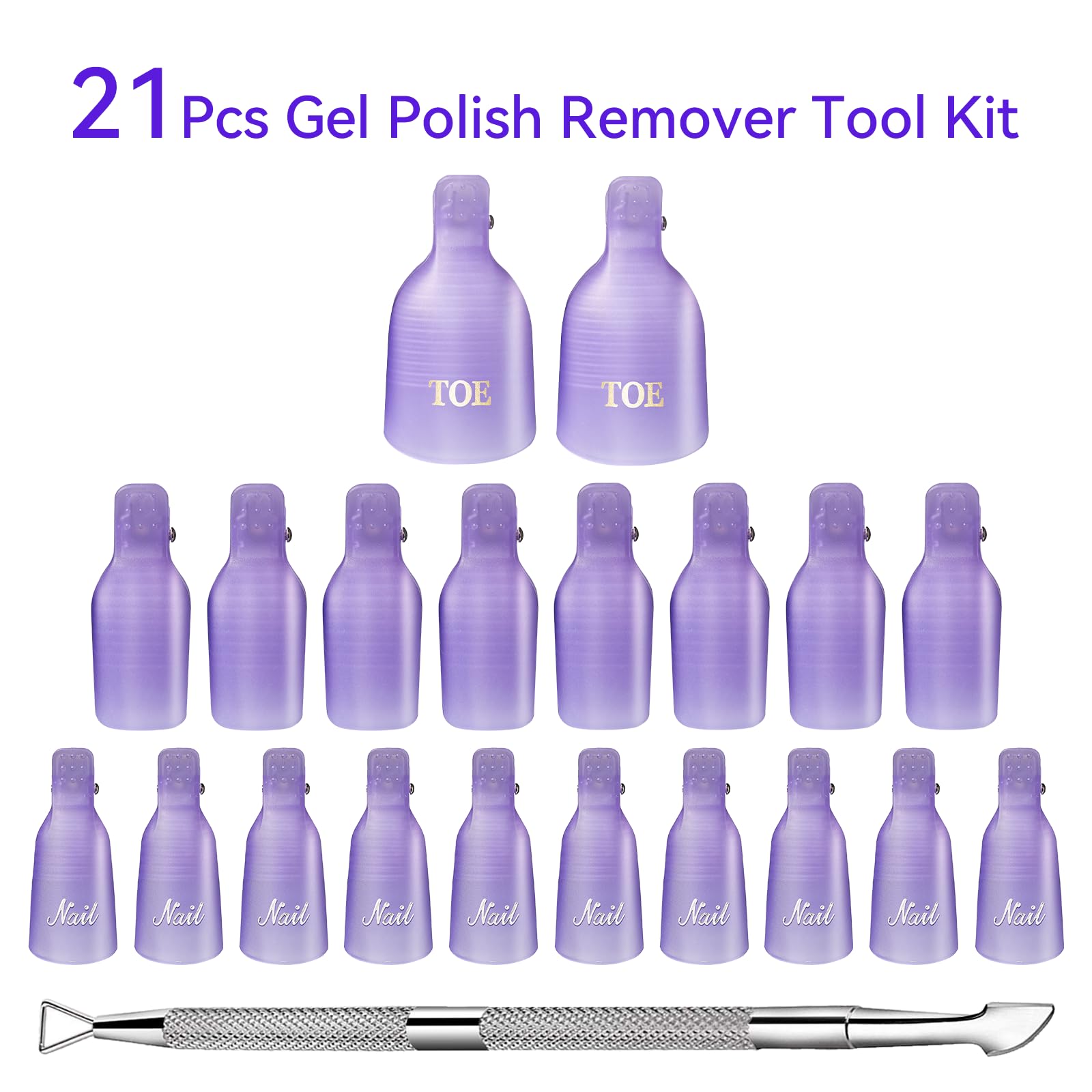 Clip Makartt réutilisable, anti-glisse, pour un retrait gel propre et précis.
