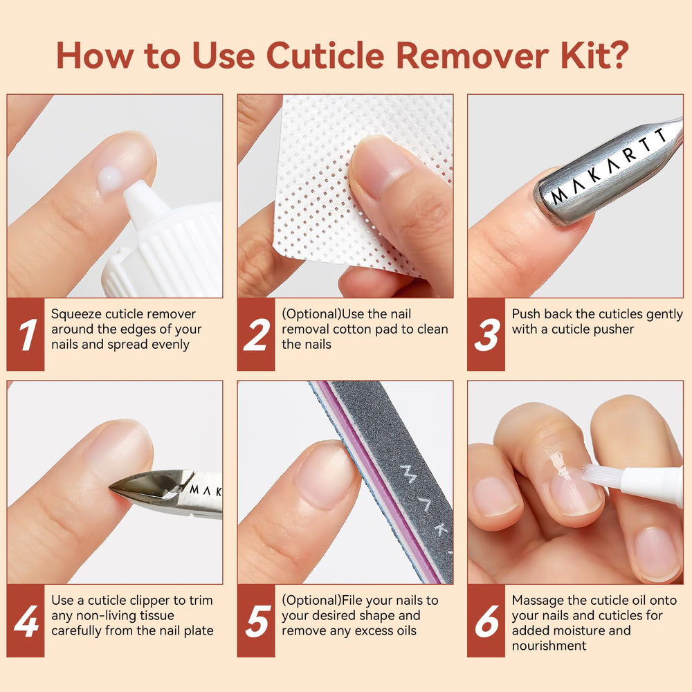 Makartt coffret soin cuticule – kit pratique pour maison ou salon.