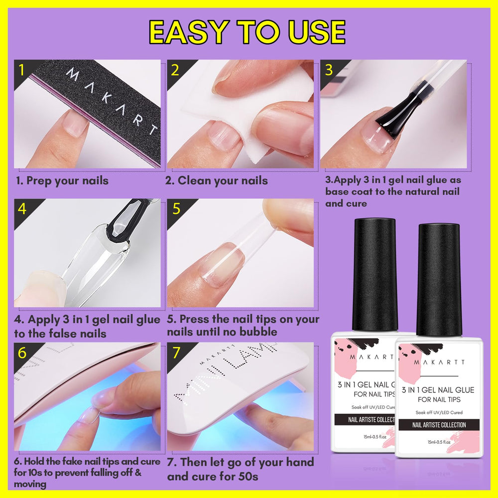 Makartt Colle Gel Ongles Poly Nail Gel.